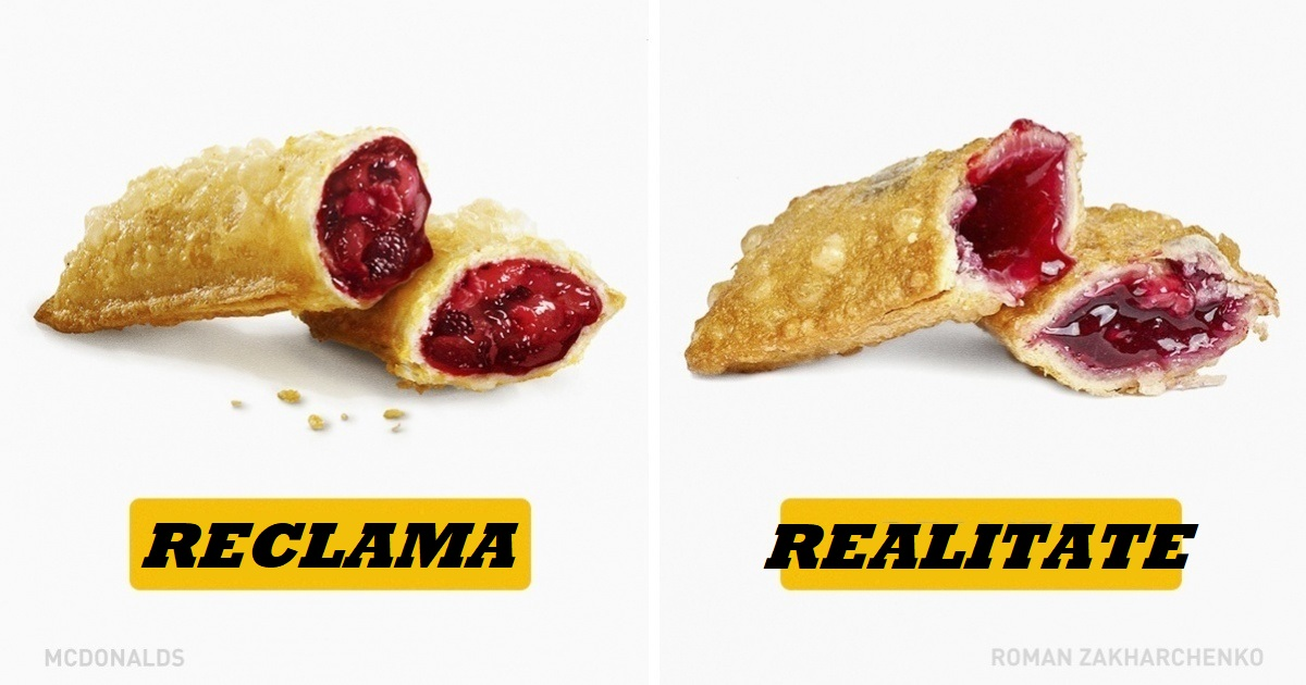 Reclame vs. realitate: Un proiect fascinant despre mâncare fast food