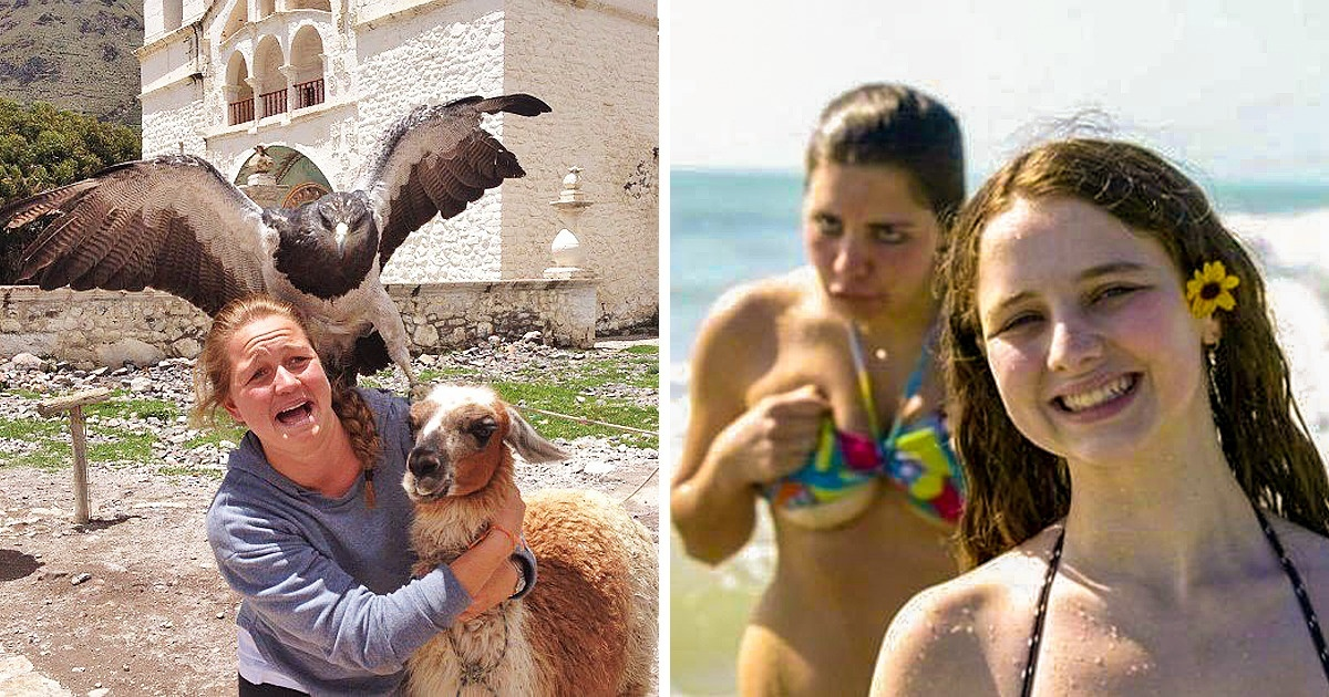 20 de fotografii amuzante din vacanta surprinse fix in momentul potrivit