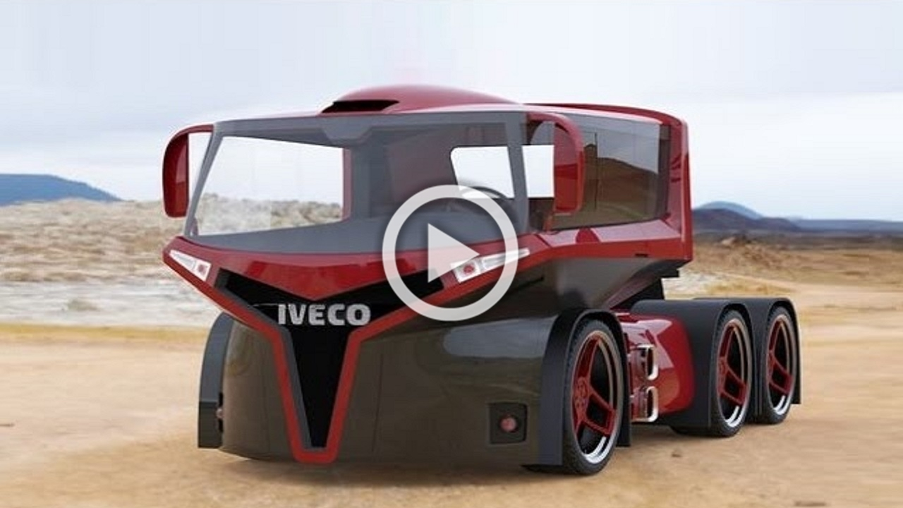 Daca o sa vezi acest CAMION pe autostrada sa nu fii surprins, acesta o sa inlocuiasca vechile modele in cativa ani! Priveste ce TARE este sa conduci un astfel de camion!