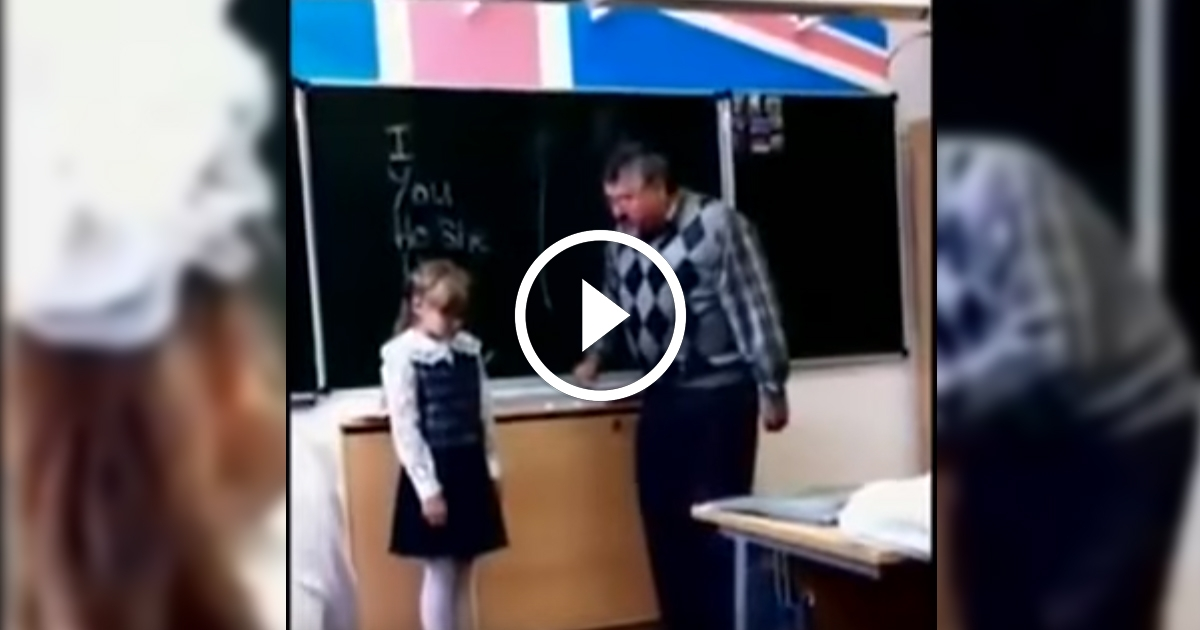 Aceasta fetita a fost umilita de profesor si n-a mai rezistat. Reactia ei face toti banii. BRAVO!