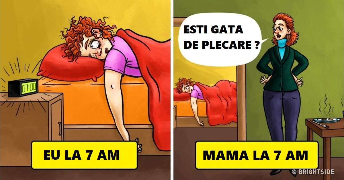 11 ilustrații care ne arată cat de speciale sunt mamele si cat de multe fac pentru noi