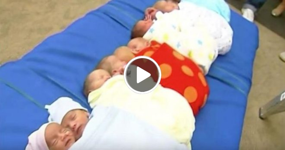 Incredibil ! O mama a nascut 16 MINUNI care au venit pe aceasta lume toti odata ! Asa ceva NU s-a mai vazut niciodata ! - VIDEO